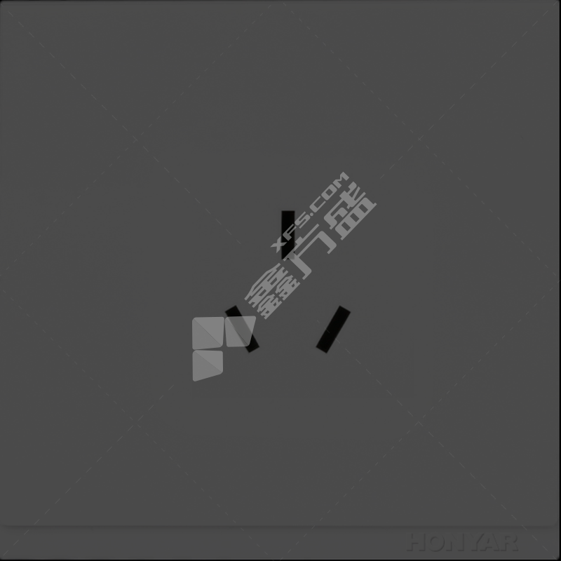 鸿雁 无边框大板X9系列面板插座