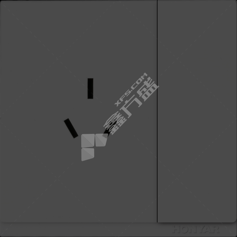 鸿雁 无边框大板X9系列面板插座