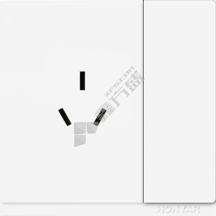 鸿雁 无边框大板X9系列面板插座