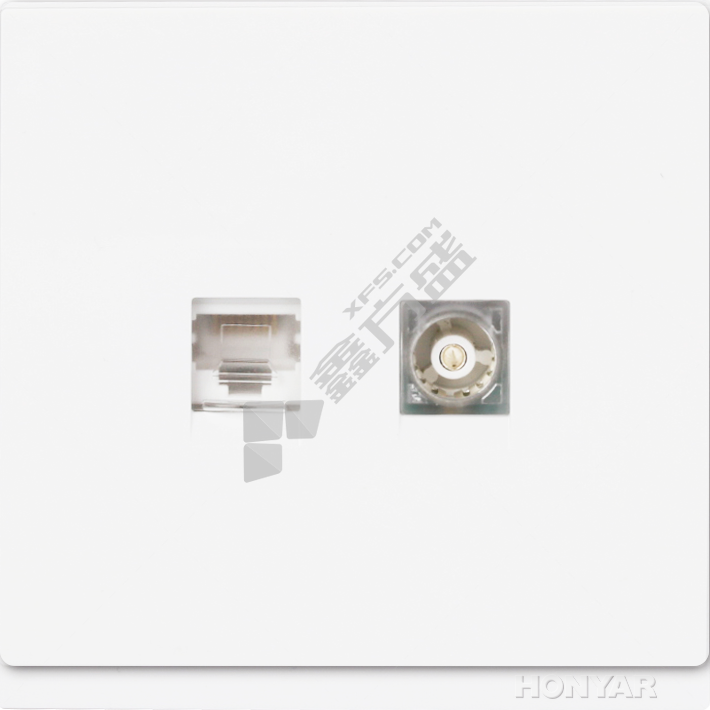 鸿雁 无边框大板X9系列面板插座