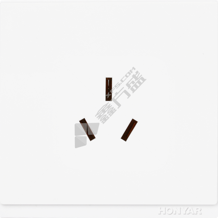 鸿雁 无边框大板X9系列面板插座