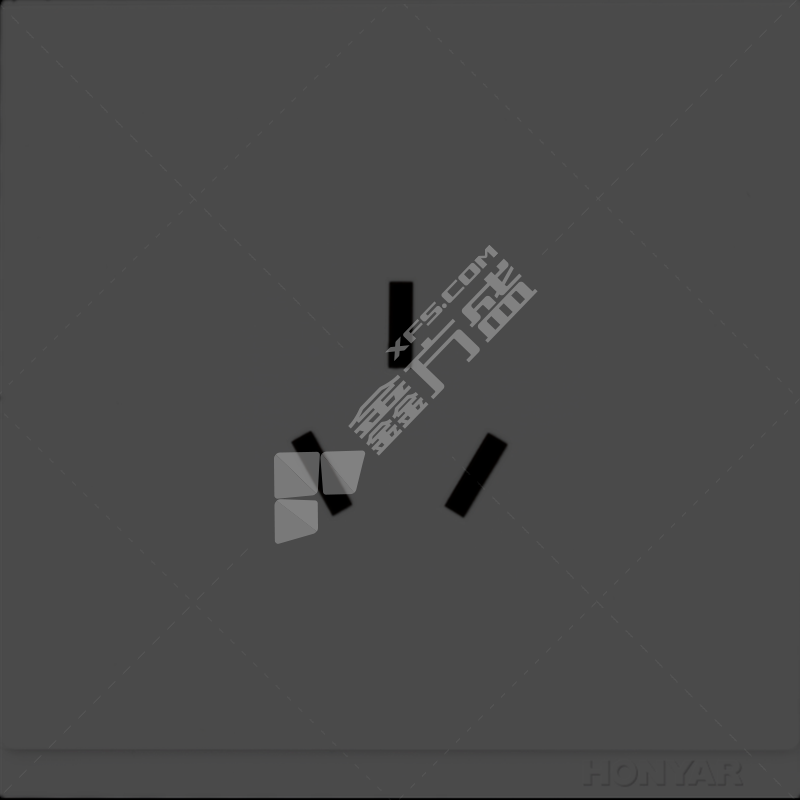 鸿雁 无边框大板X9系列面板插座