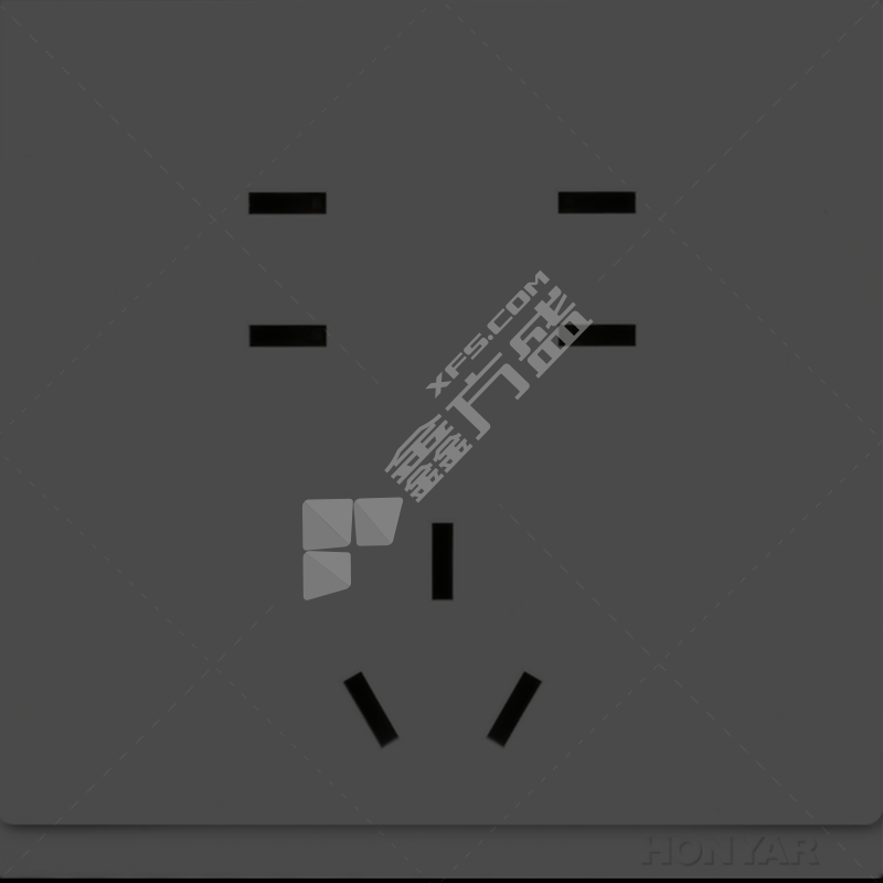 鸿雁 无边框大板X9系列面板插座