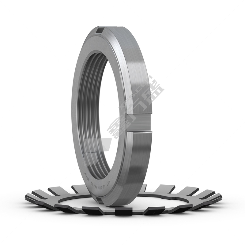 SKF 需要键槽的锁定螺母（英制） N 06