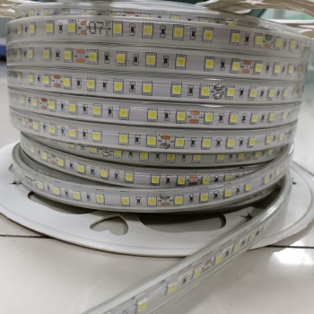 虹宇LED低压灯带两针24V-5050 10mm-60灯 3000K IP65 12w