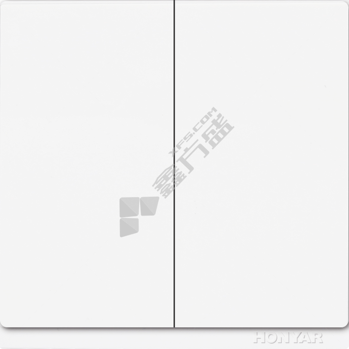 鸿雁 无边框大板X9系列面板开关