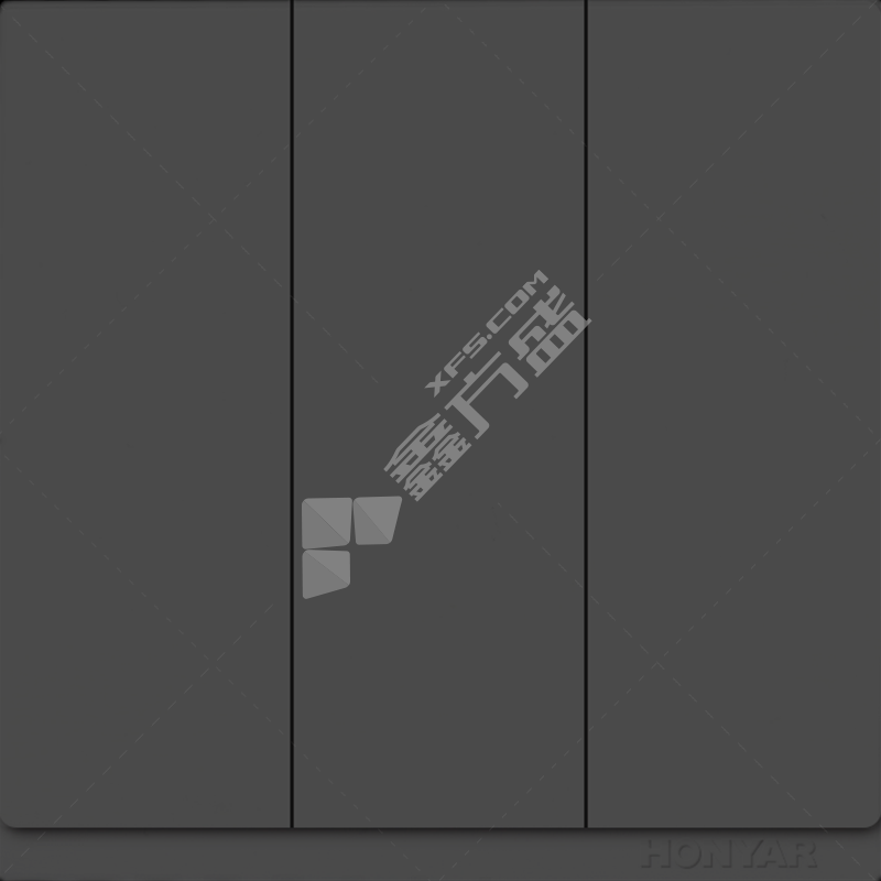 鸿雁 无边框大板X9系列面板开关