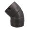 源九丰 PE45°弯头 200 黑色