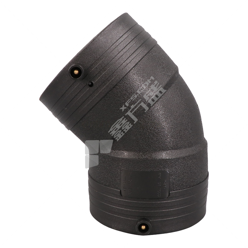 源九丰 PE45°弯头 200 黑色