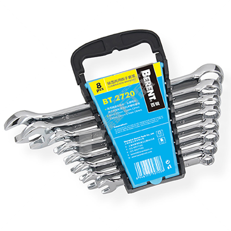 百锐 镜面两用扳手套装 10件套 BT2721