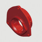泫氏 树脂环氧B型变径法兰 DN100*75 红色