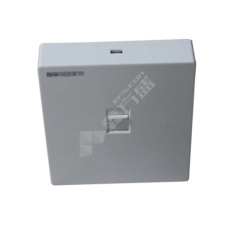 贵雕 明装面板插座D1大板白