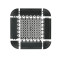 爱柯部落 艾伦PVC模块拼接地垫A型边条 搭配A02适用 19.5cm*8cm*12mm E2010501024-25 黑色