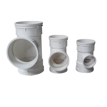 天科 PVC顺水三通 75 白色