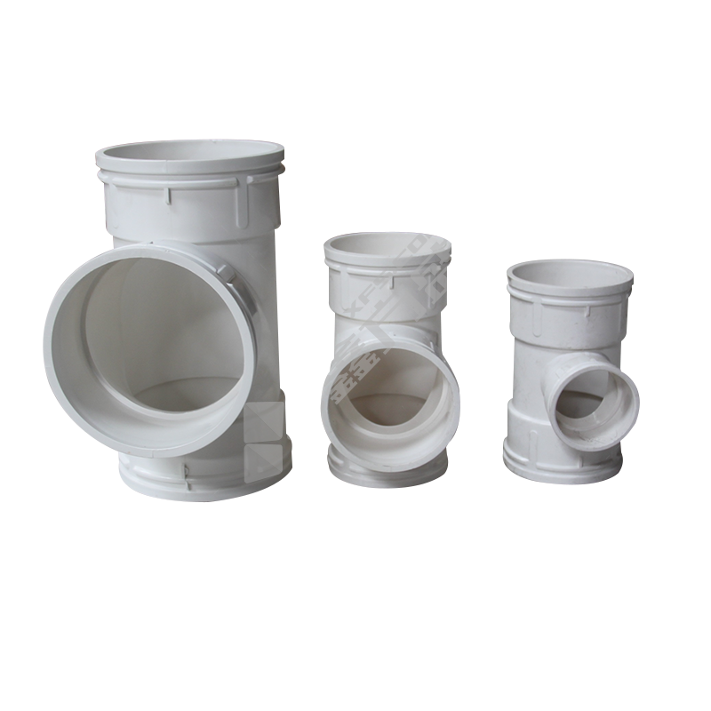 天科 PVC顺水三通 75 白色