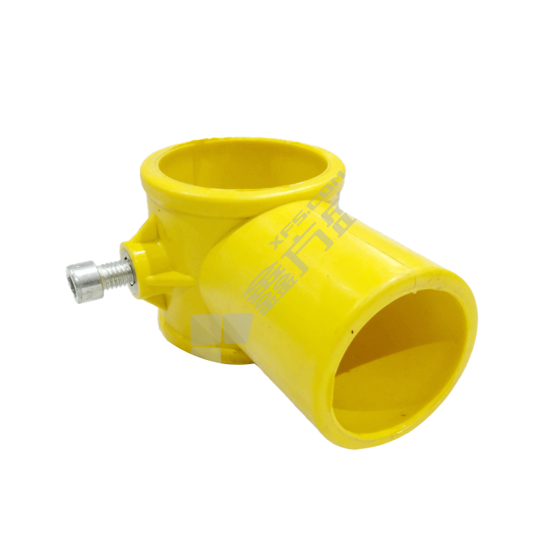 PPR临边防护连接件-TT 小三通 黄色