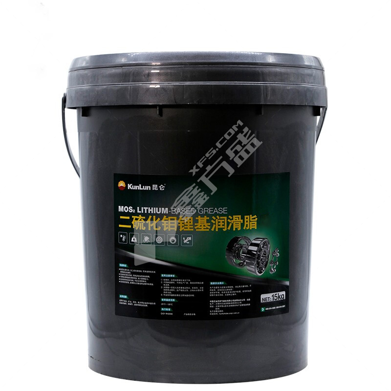 昆仑 二硫化钼锂基润滑脂2#  15kg 二硫化钼 2# 