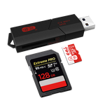 川宇 C307DUO 高速读卡器 USB3.0/CF/TF/SD/MS多合一 双卡双读