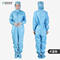 翰洋洁净 四连体洁净服 L码 蓝色 H-1110