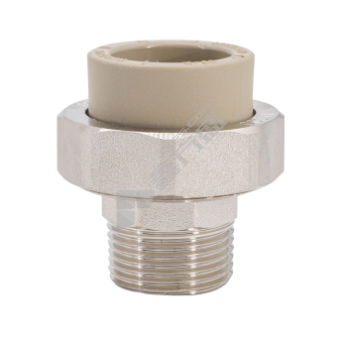 联塑 PPR外牙活接 金属与塑胶 灰色