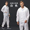 翰洋洁净 S-1107 上衣连帽分体洁净服 XL 白色 连帽分体