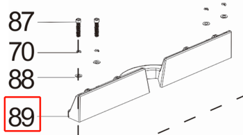 东成 配件斜切割机固定挡板 J1X-FF07-255 30009000087