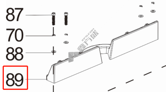 配件]东成配件斜切割机固定挡板J1X-FF07-255 30009000087多少钱】J1X