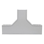 京固 防火槽式桥架水平三通 100*50mm 0.8*0.7mm