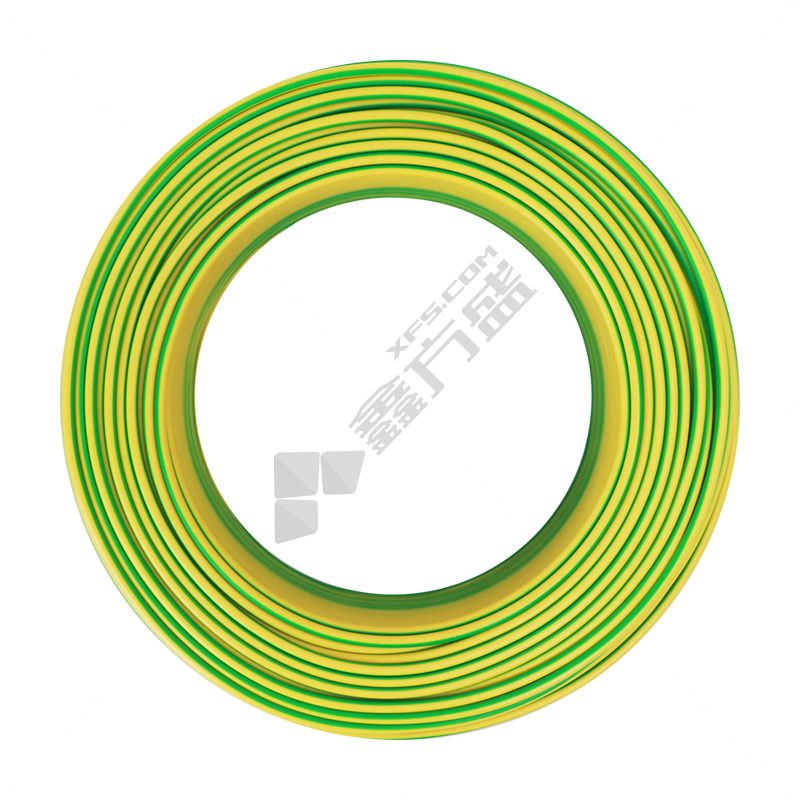 宝胜 N-BV100米耐火塑铜 线 1*2.5平方 黄绿色 450/750V