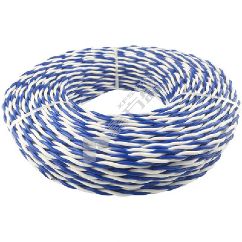 宝胜 100米 阻燃C类双绞线 ZC-RVS 300/300V 2*2.5平方 蓝白色