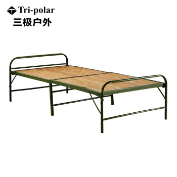 三极户外 TP1028 两折竹条午睡折叠床 190*85*40cm 绿色
