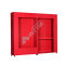 消防组合柜 冷轧钢板+钢化玻璃；1800*1500*400mm，含喷字
