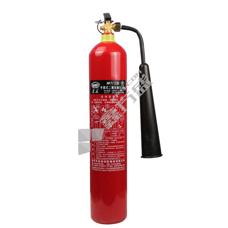 二氧化碳灭火器 "钢瓶；2kg产品型号 MT/2灭火级别 21B；