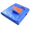 上柯 蓝橘色塑料防雨布防水布货车防晒遮阳篷布 B2659 3*6m
