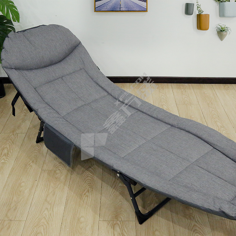 三极户外 TP1080 美式折叠床躺椅 200*62*32cm 浅灰色