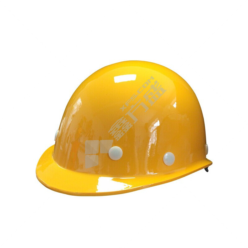 普达 BG-6013 盔式玻璃钢安全帽定制款 BG-6013 黄色