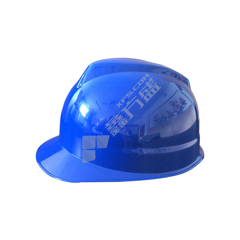 普达 新V型安全帽定制款 V型 蓝色