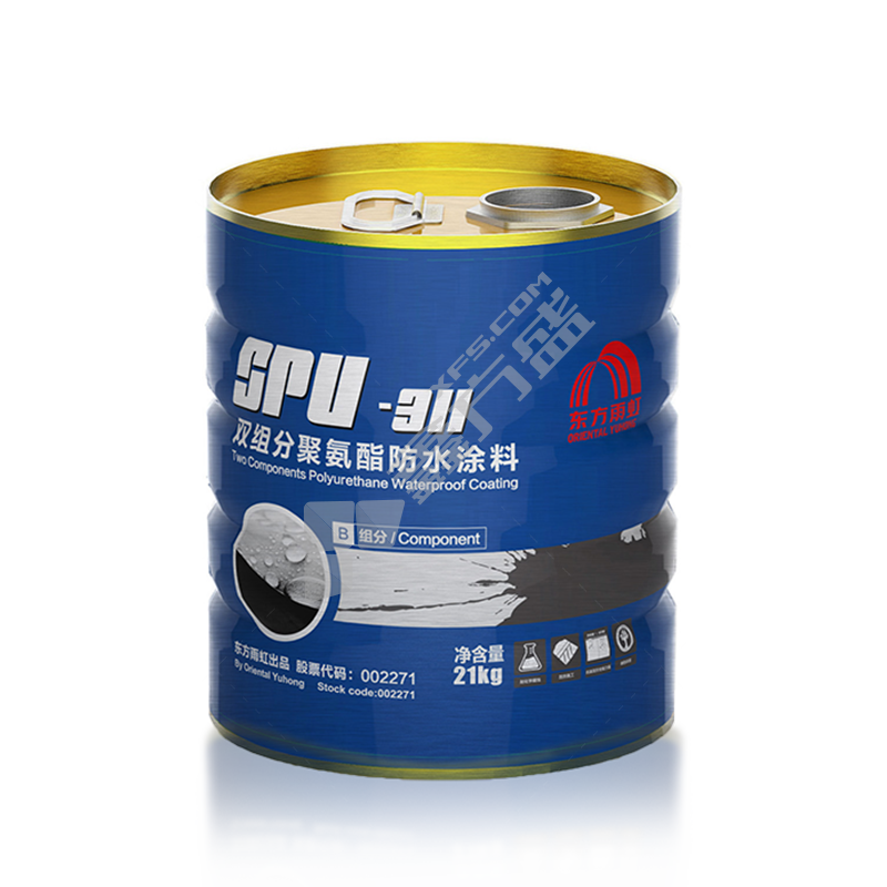 东方雨虹 SPU-311双组分聚氨酯防水涂料京津冀标准工程装 27kg 京津冀环保标准