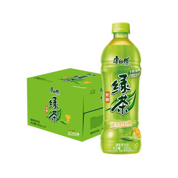 康师傅 蜂蜜绿茶饮料 500ml 蜂蜜绿茶 15瓶/箱