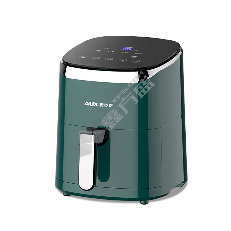 奥克斯 AUX-3002M 空气炸锅 3.0L 1200W 绿色 机械旋钮
