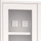 悦山 钢制柜玻璃门带插座充电柜 900*400*1820mm 灰白色
