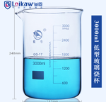 蜀牛 玻璃烧杯25ml-10000ml 3000mL