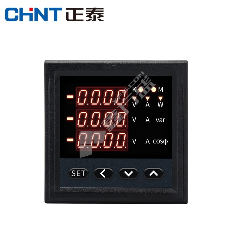 正泰 电度表PD666 PD666-2S4 380V 5A