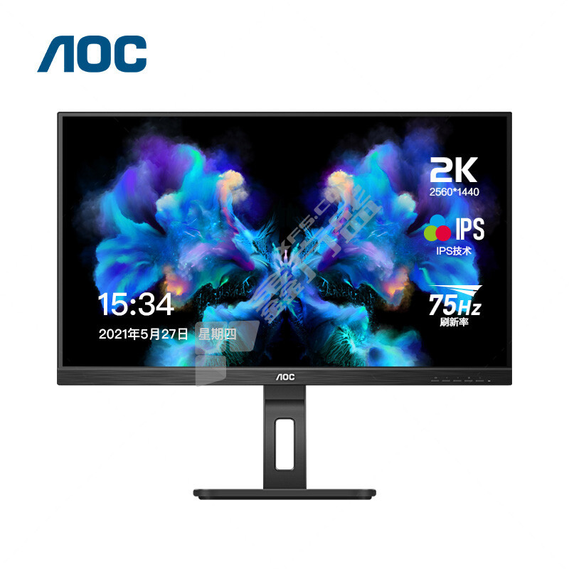 AOC Q27P2U 高清电脑显示器 27英寸 2K Q27P2U