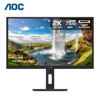 AOC Q32P2C 电脑显示器 Q32P2C 31.5英寸 2K高清