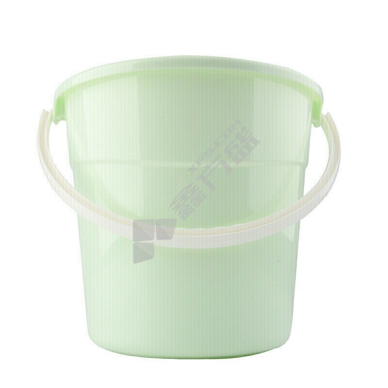 茶花 0207 塑料桶 31*25.5cm 浅绿色