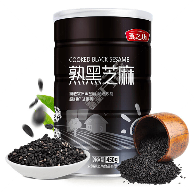 燕之坊 熟黑芝麻 450g