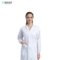 翰洋洁净 H-1120 厚款透气长袖白大褂 XXXL 白色