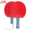双鱼 236A 乒乓球拍 横拍 正红反黑