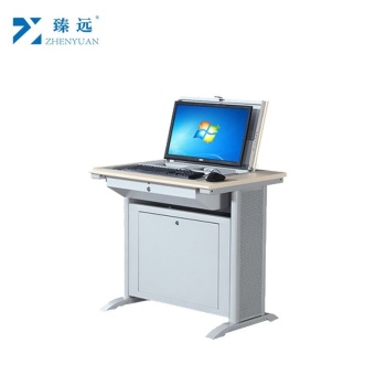 臻远 ZY-FZZC-01 显示器隐藏式翻转培训桌 003白枫色 800*600*750mm